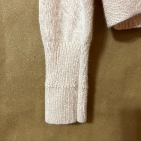 Everlane | Cashmere Crop Mock Neck Sweater Pullover Pink Size XS - Picture 7 of 14